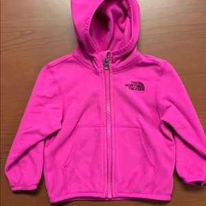 Girls The North Face fleece jacket